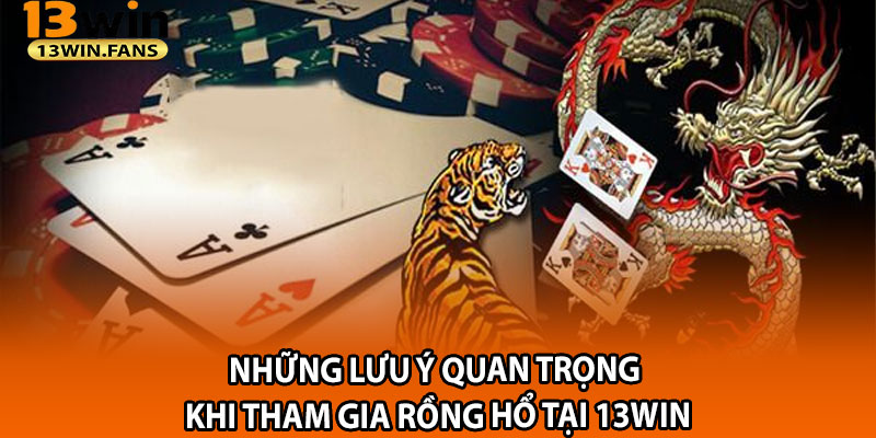 Những Lưu Ý Quan Trọng Khi Tham Gia Rồng Hổ Tại 13win